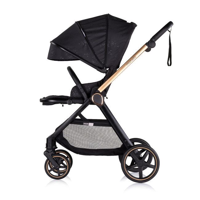 Chipolino Marbella 3 σε 1 Καροτσάκι μωρού 0-22kg βατόμουρο KKMRB02501BB