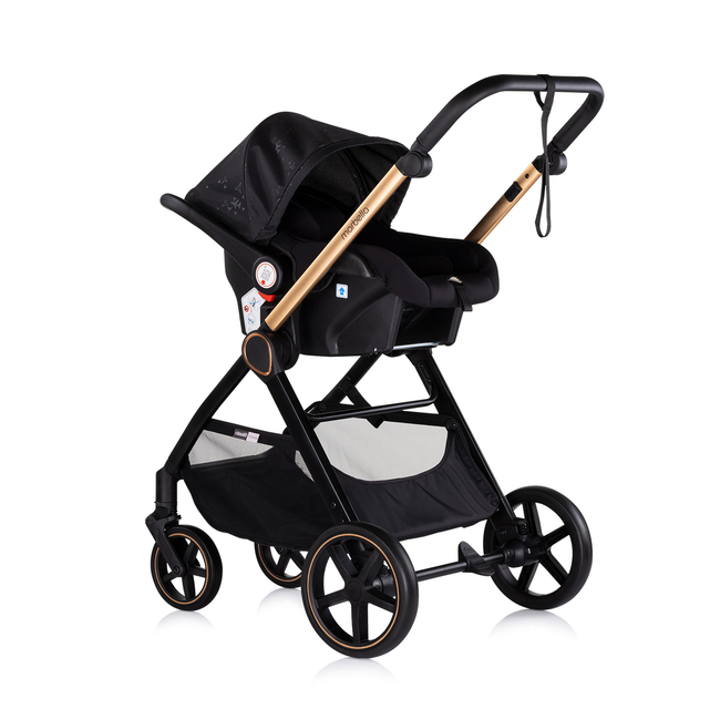 Chipolino Marbella 3 σε 1 Καροτσάκι μωρού 0-22kg βατόμουρο KKMRB02501BB