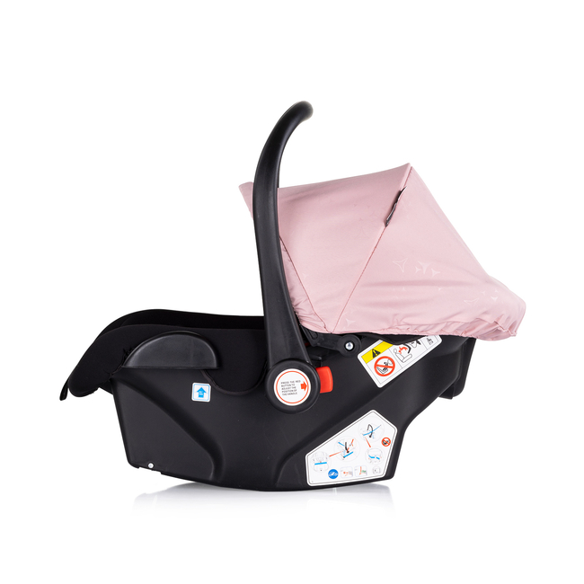 Chipolino Baby stroller 3 in 1 "Marbella" pink marshmallow KKMRB02505PM