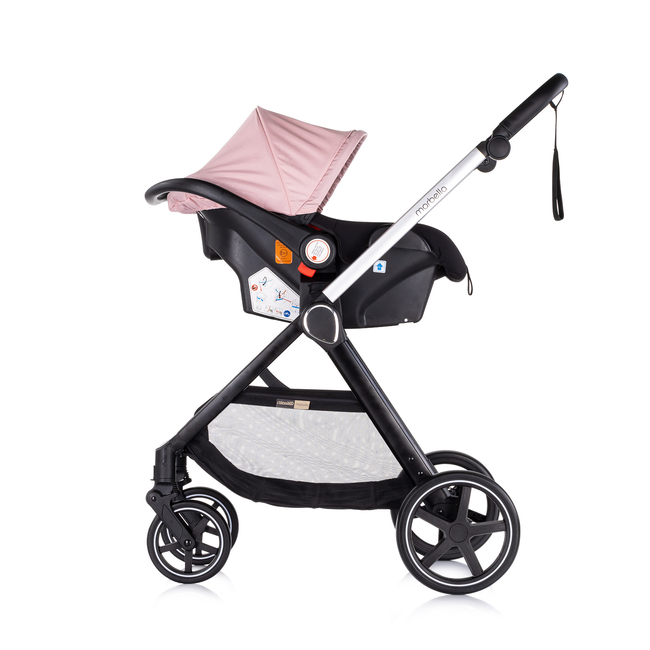 Chipolino Baby stroller 3 in 1 "Marbella" pink marshmallow KKMRB02505PM