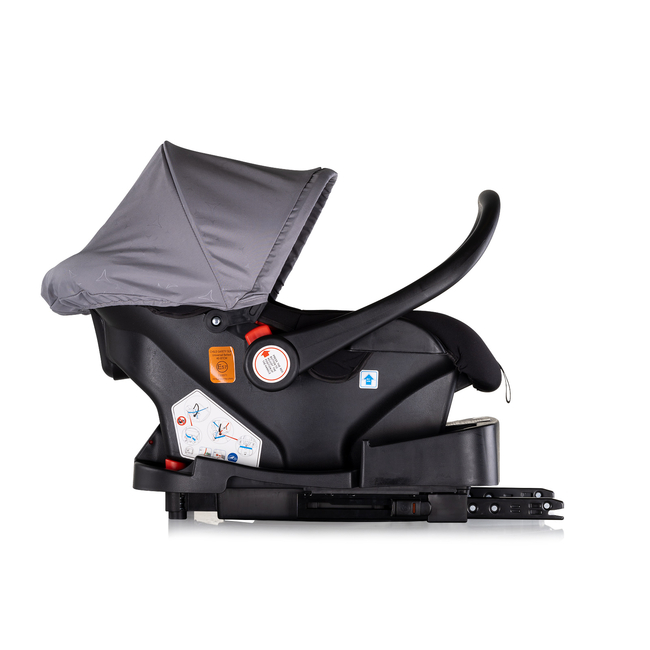 Chipolino Marbella 3 σε 1 Καροτσάκι μωρού 0-22kg cloud grey KKMRB02502CL