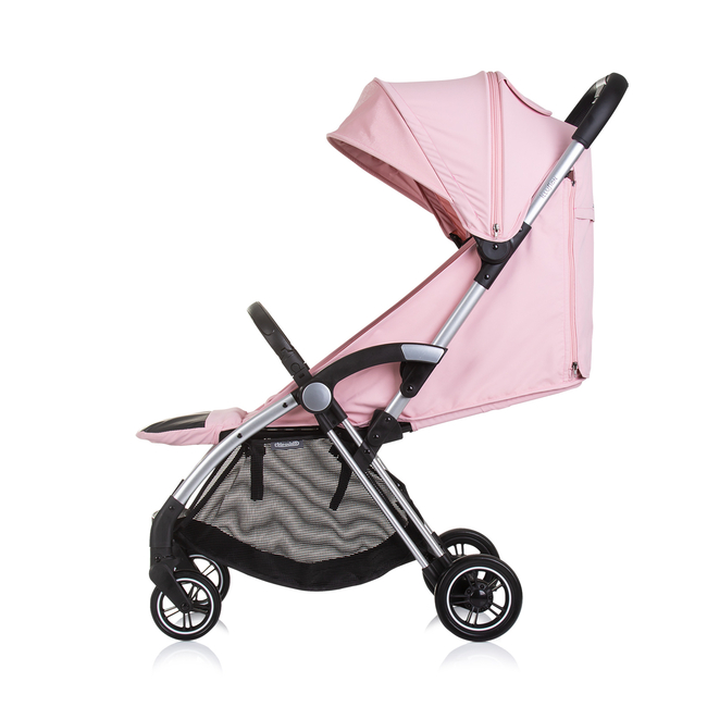 Chipolino Baby Stroller 0+, up to 22 kg, 3D autofold "Illusion"pink marshmellow LKILU0256PM
