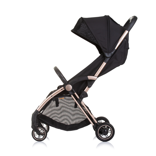 Chipolino Baby Stroller 0+, up to 22 kg, 3D autofold "Illusion"blackberry LKILU0255BB