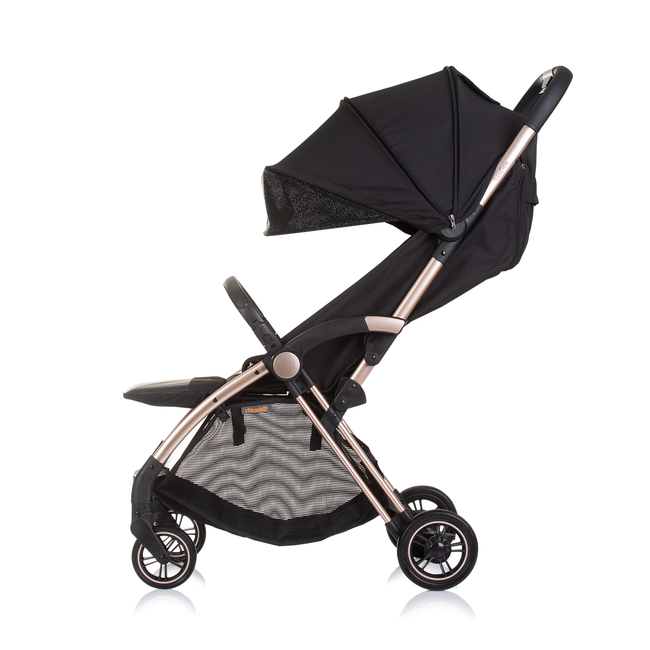 Chipolino Baby Stroller 0+, up to 22 kg, 3D autofold "Illusion"blackberry LKILU0255BB