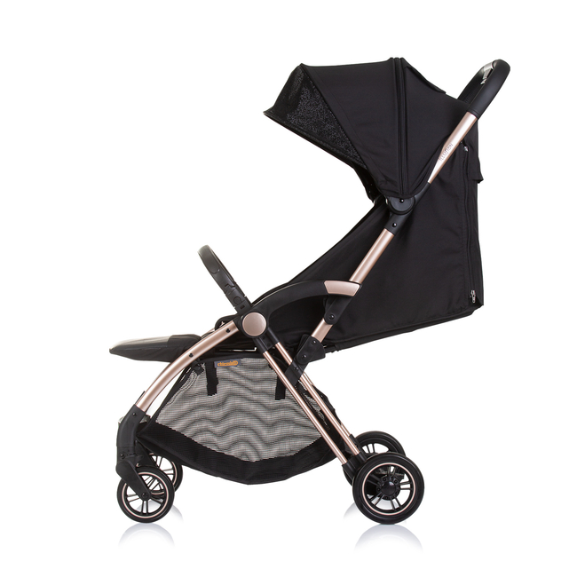 Chipolino Baby Stroller 0+, up to 22 kg, 3D autofold "Illusion"blackberry LKILU0255BB