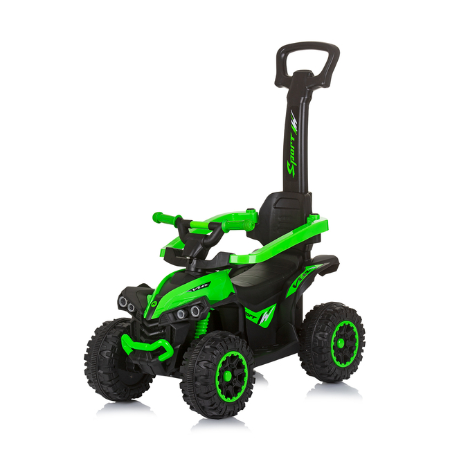 Chipolino Ride on car with handle and canopy "ATV" green ROCAHC02305GR