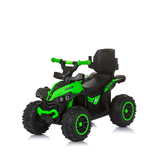 Chipolino Ride on car with handle and canopy "ATV" green ROCAHC02305GR