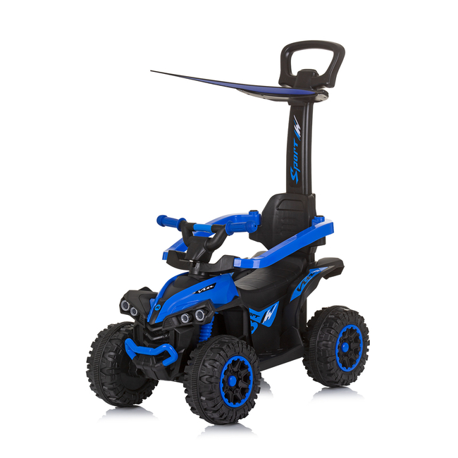 Chipolino ATV αυτοκίνητο με λαβή γονέα και θόλο μπλε ROCAHC02302BL