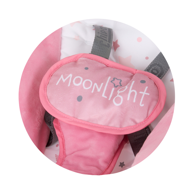 Chipolino Moonlight Ηλεκτρική κούνια ρηλάξ μωρού φλαμίνγκο LSHMN0244FL