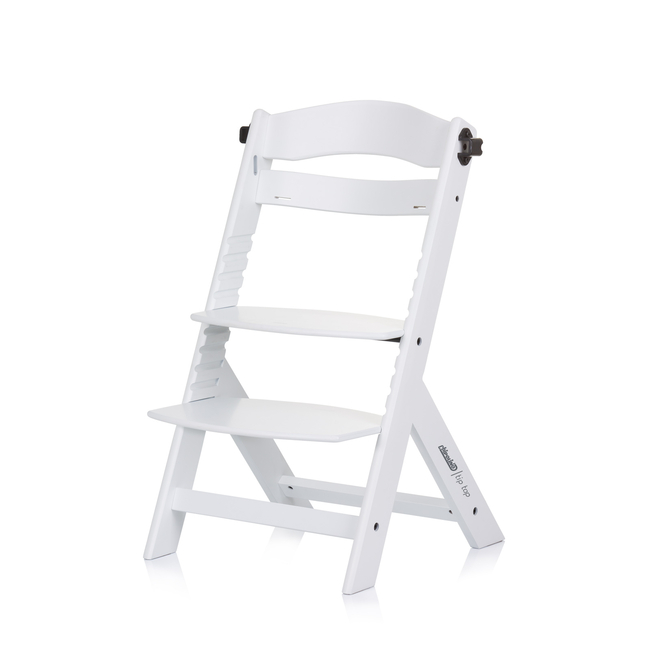 Chipolino Wooden high chair 2 in1 "Tip Top" white wood STHTT0242WH