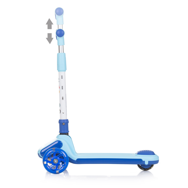 Chipolino Rapido Πατίνι έως 50kg Led μπλε DSRAP0241BL