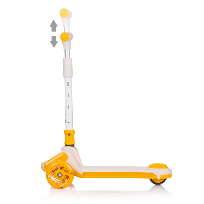 Chipolino Rapido Πατίνι έως 50kg Led κίτρινο DSRAP0244YE