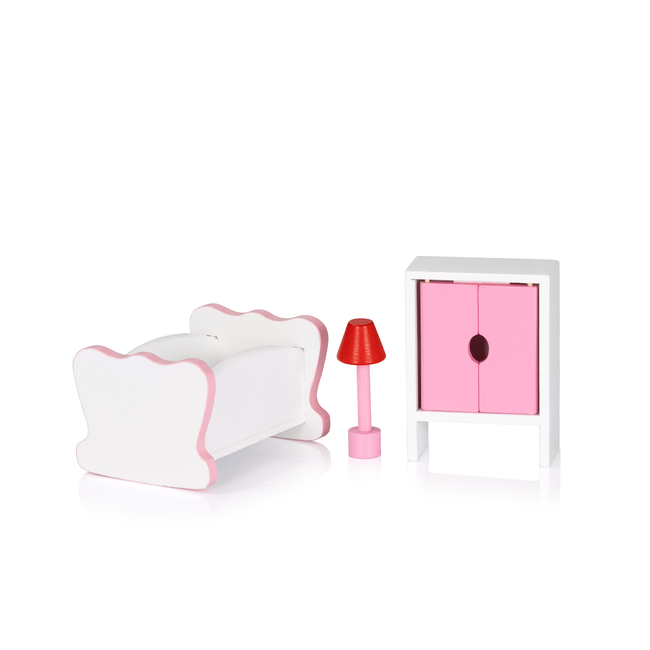 Chipolino Dollhouse with 9PCS Furniture DIWH02408631