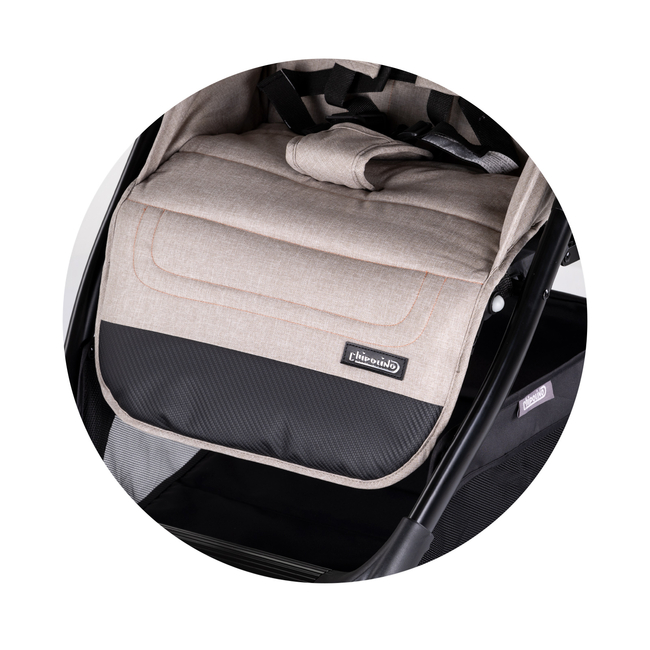 Chipolino Baby stroller with footcover "Ultera" tiramisu LKUL02503TR
