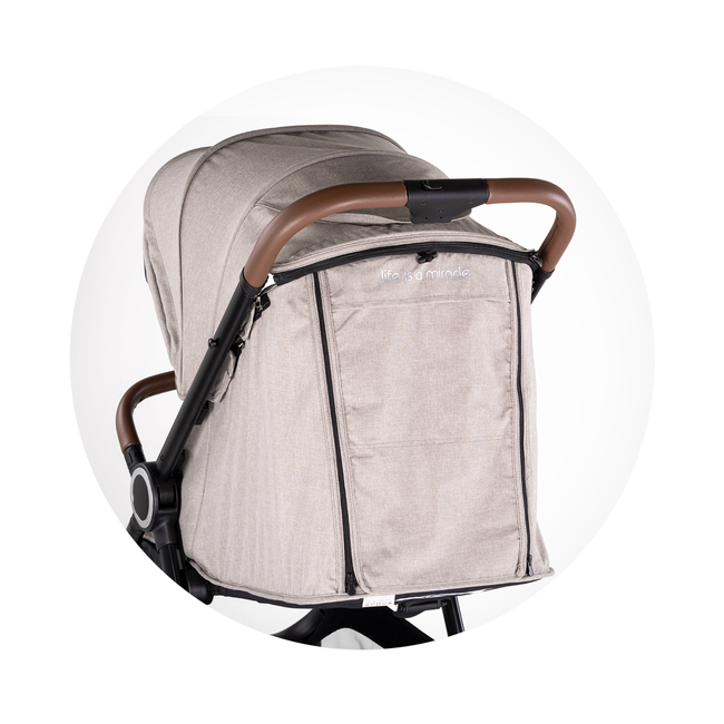 Chipolino Baby stroller with footcover "Ultera" tiramisu LKUL02503TR