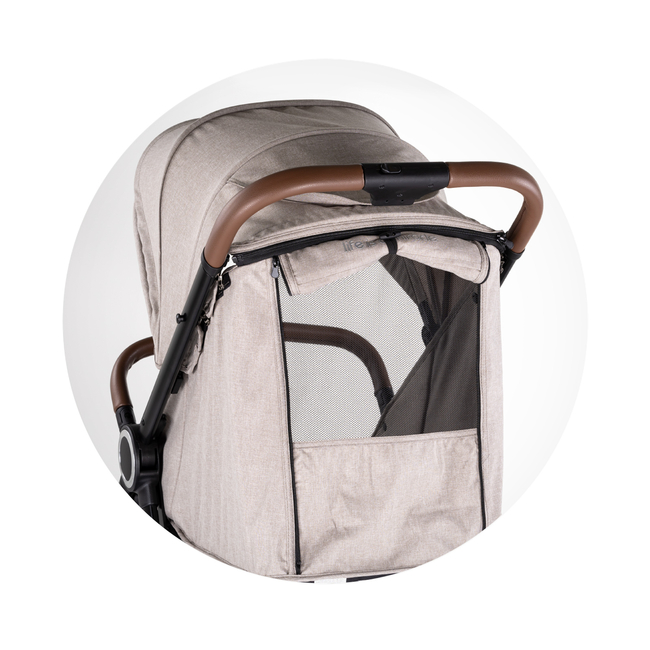 Chipolino Baby stroller with footcover "Ultera" tiramisu LKUL02503TR