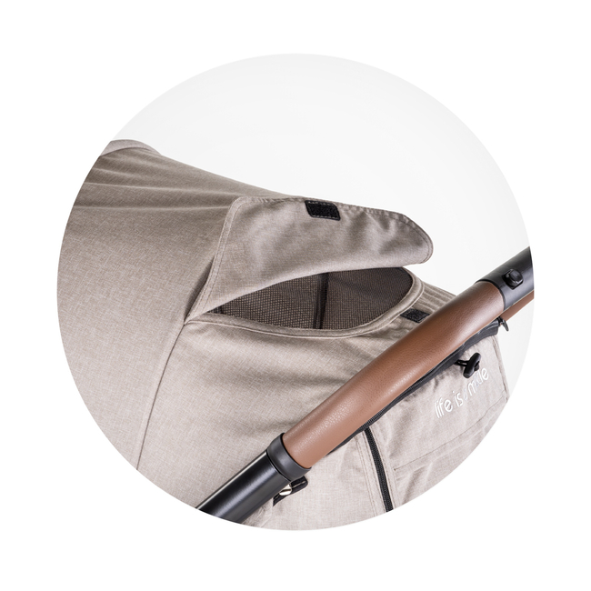 Chipolino Baby stroller with footcover "Ultera" tiramisu LKUL02503TR