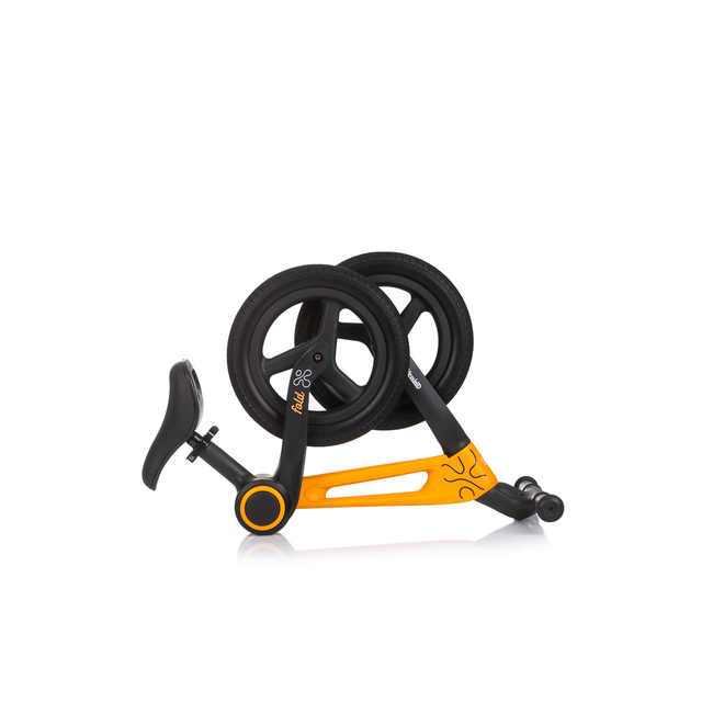 Chipolino Balance toy on wheels - foldable "Fold X" orange DIKFX0253OR