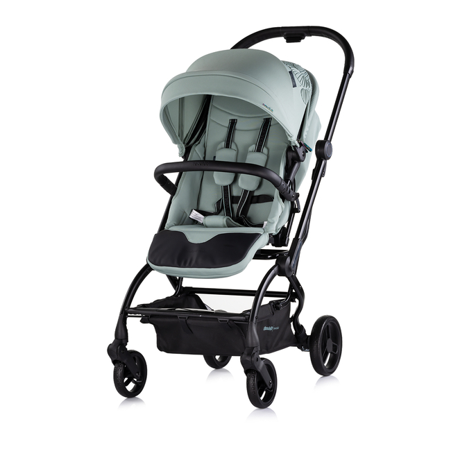 Chipolino Baby stroller 360 seat rotation "REVOLUT" basil LKRV02505BA