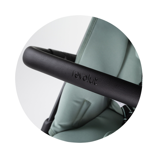 Chipolino Baby stroller 360 seat rotation "REVOLUT" basil LKRV02505BA