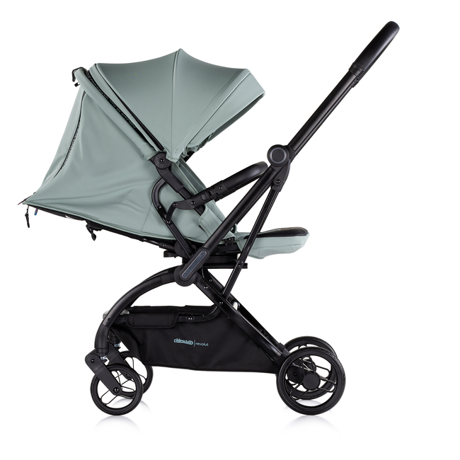 Chipolino Baby stroller 360 seat rotation "REVOLUT" basil LKRV02505BA