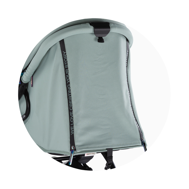 Chipolino Baby stroller 360 seat rotation "REVOLUT" basil LKRV02505BA