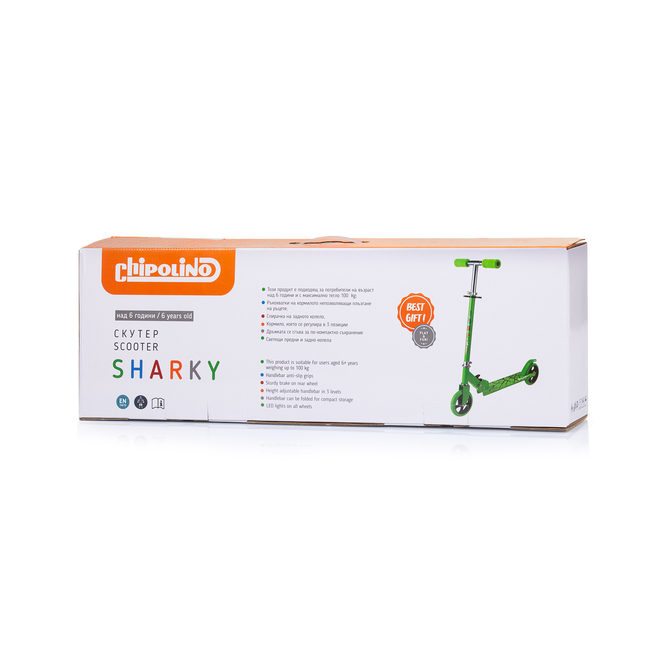 Chipolino Scooter "Sharky" green DSSHA0232GR