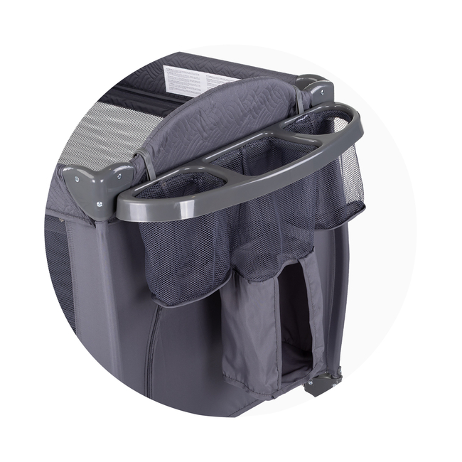Chipolino Bella Παρκοκρέβατο 2 επιπέδων με Αξεσουάρ anthracite KOSIB0254AN