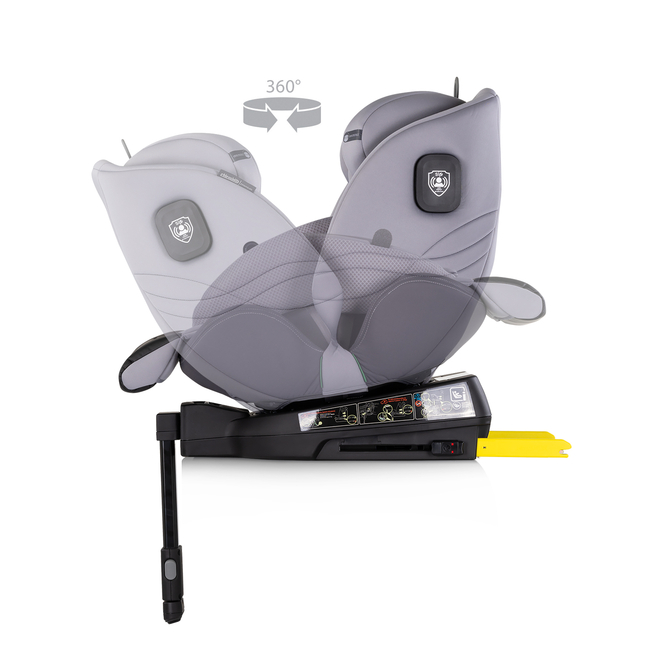 Chipolino Car seat I-SIZE 40-150 cm ISOFIX 360 "PREMIUM" cloud STKPR02502CL