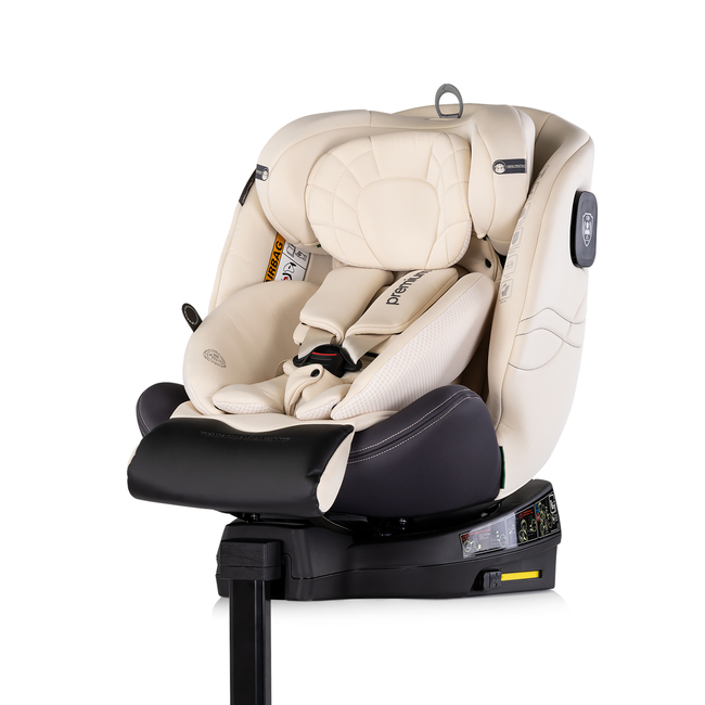 Chipolino Car seat I-SIZE 40-150 cm ISOFIX 360 "PREMIUM" biscotta STKPR02503BI