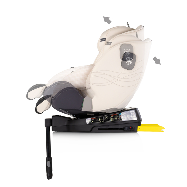 Chipolino Car seat I-SIZE 40-150 cm ISOFIX 360 "PREMIUM" biscotta STKPR02503BI