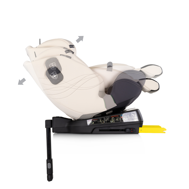 Chipolino Car seat I-SIZE 40-150 cm ISOFIX 360 "PREMIUM" biscotta STKPR02503BI