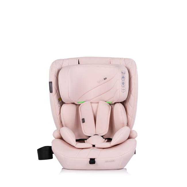 Chipolino Car seat I-SIZE 76-150 cm ISOFIX "TYCOON ISO"pink marshmallow STKTYCIS255PM