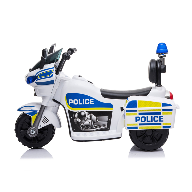 Chipolino Police Ηλεκτρική αστυνομική μοτοσικλέτα λευκό ELMPO0251WH