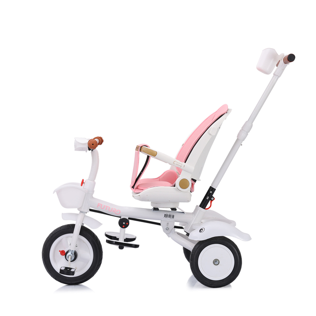 Chipolino Foldable tricycle with canopy 360 seat "Futuro" Princess TRKFU0242PR