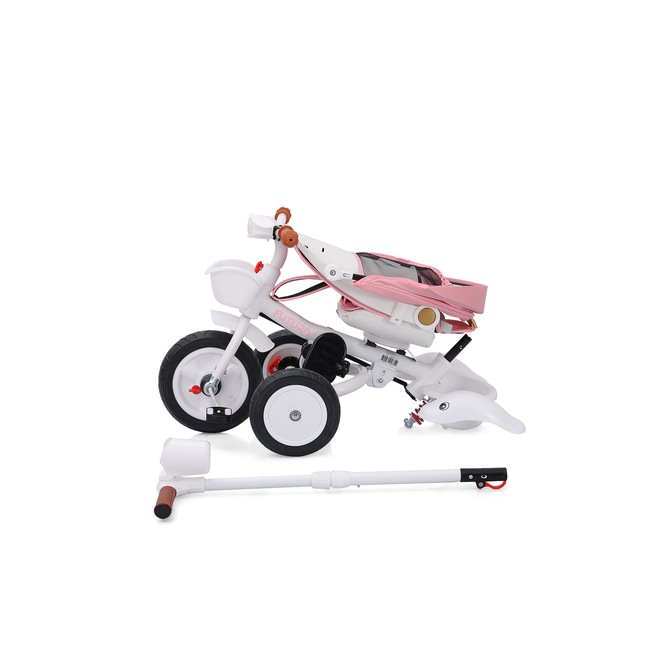 Chipolino Foldable tricycle with canopy 360 seat "Futuro" Princess TRKFU0242PR