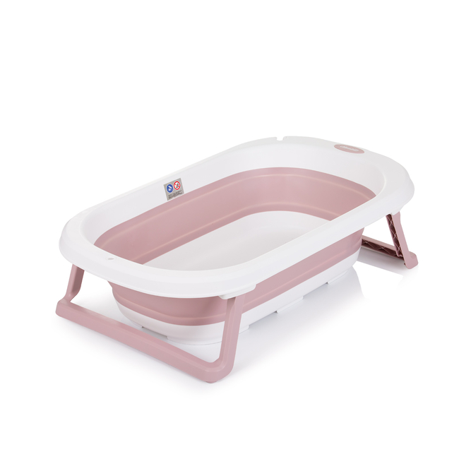 Chipolino Folding bathtub Isla with bath net (81 cm) - pink VKISL0242PI