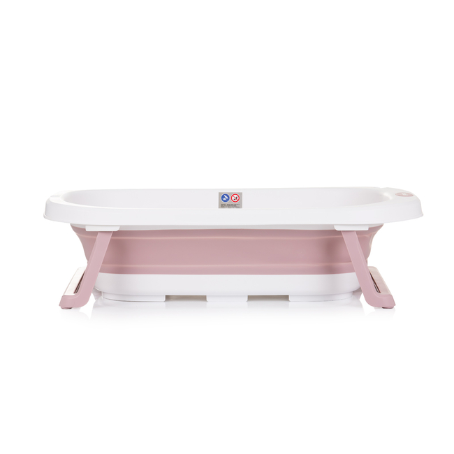Chipolino Folding bathtub Isla with bath net (81 cm) - pink VKISL0242PI