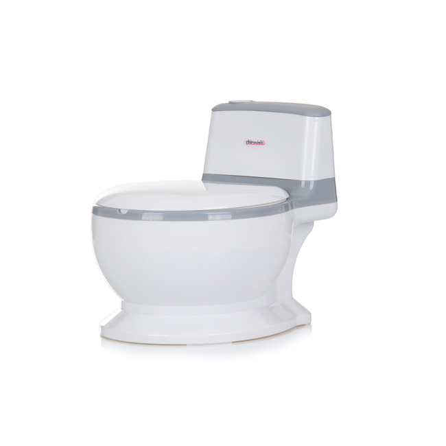 Chipolino Baby potty toilet with flush sound Lux grey GTLUX0241GY