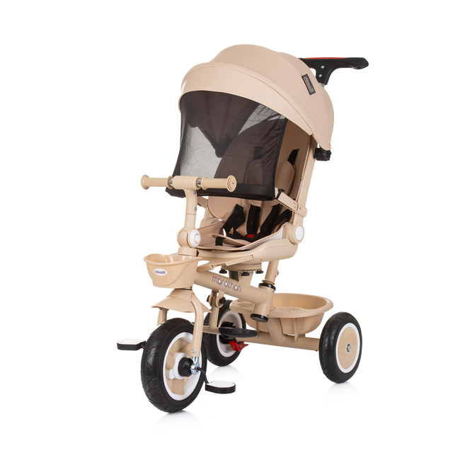 Chipolino Tricycle with canopy "Marathon" macadamia TRKMRT02405MA