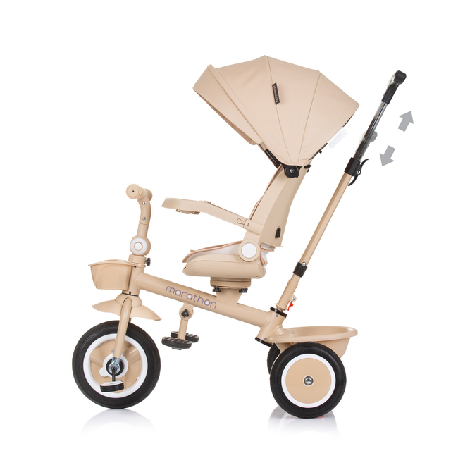 Chipolino Tricycle with canopy "Marathon" macadamia TRKMRT02405MA