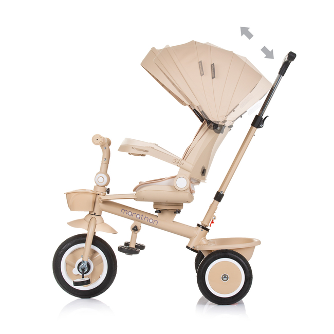 Chipolino Tricycle with canopy "Marathon" macadamia TRKMRT02405MA