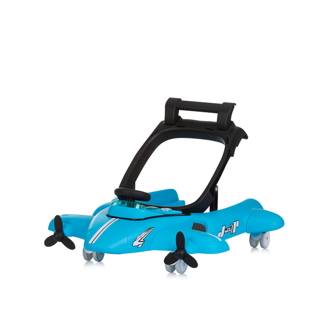 Chipolino Multi functional baby walker "Airplane" 3 in 1 - blue PRAP02403BL