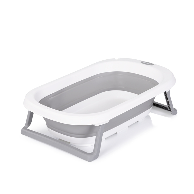 Chipolino Folding bathtub Isla with bath net (81 cm) - grey VKISL0243GY
