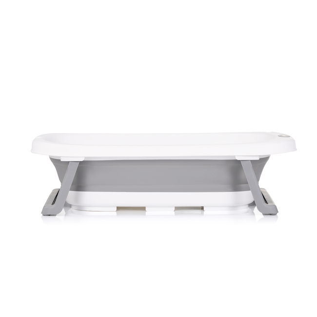 Chipolino Folding bathtub Isla with bath net (81 cm) - grey VKISL0243GY