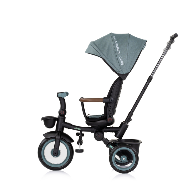 Chipolino Foldable tricycle with canopy "Urban" basil TRKUB02504BA