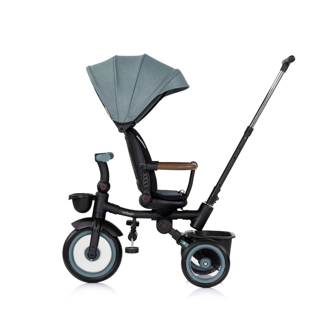 Chipolino Foldable tricycle with canopy "Urban" basil TRKUB02504BA