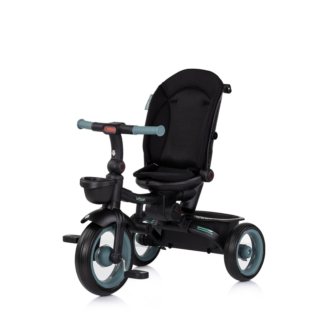 Chipolino Foldable tricycle with canopy "Urban" basil TRKUB02504BA