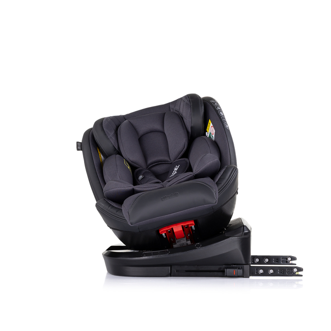 Chipolino Car seat I-SIZE 40-150 cm ISOFIX 360 "HYPNOTIC" anthracite STKHYP0253AN