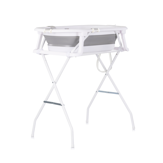 Chipolino Μπανιέρα με δίχτυ μπάνιου και βάση Malibu (78cm) - γκρι VKMAL0252GY